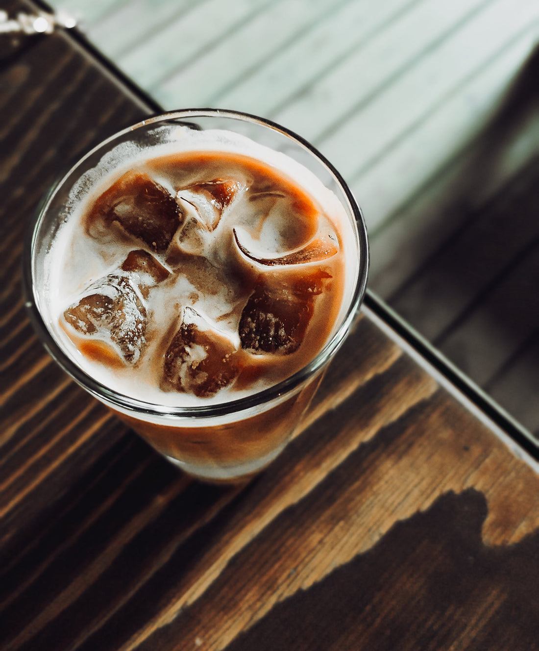A Glass of Juju Blends Coffee on the Table.