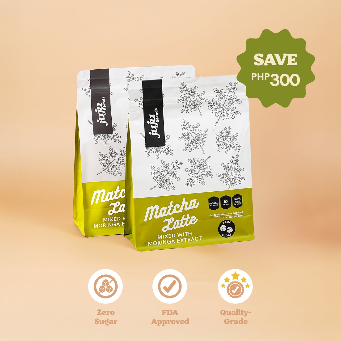 Moringa Matcha Latte (10 sachets)